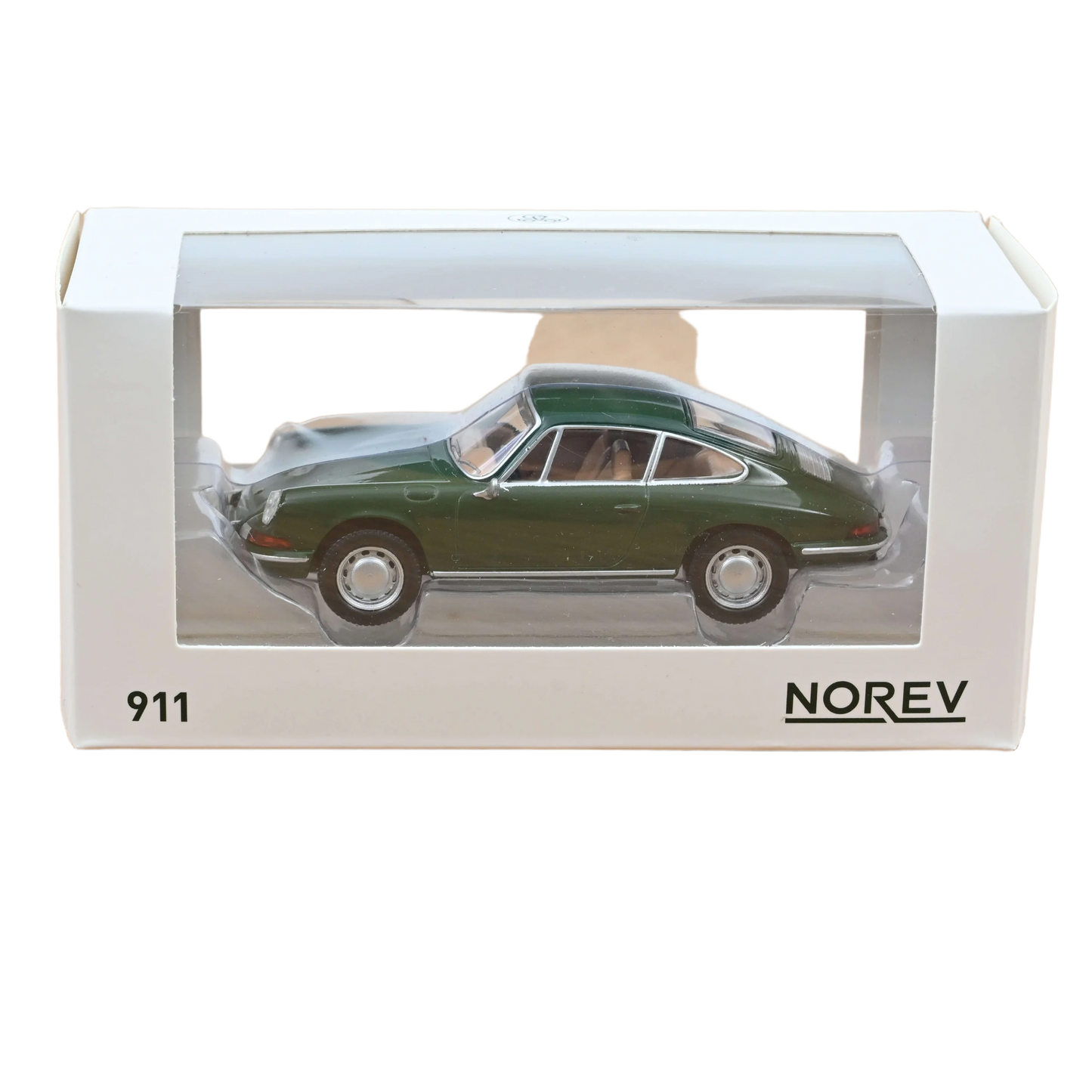 Porsche 911 Grøn 1:43 Norev – Model af Porsche 911 i grøn fra Norev, skala 1:43.