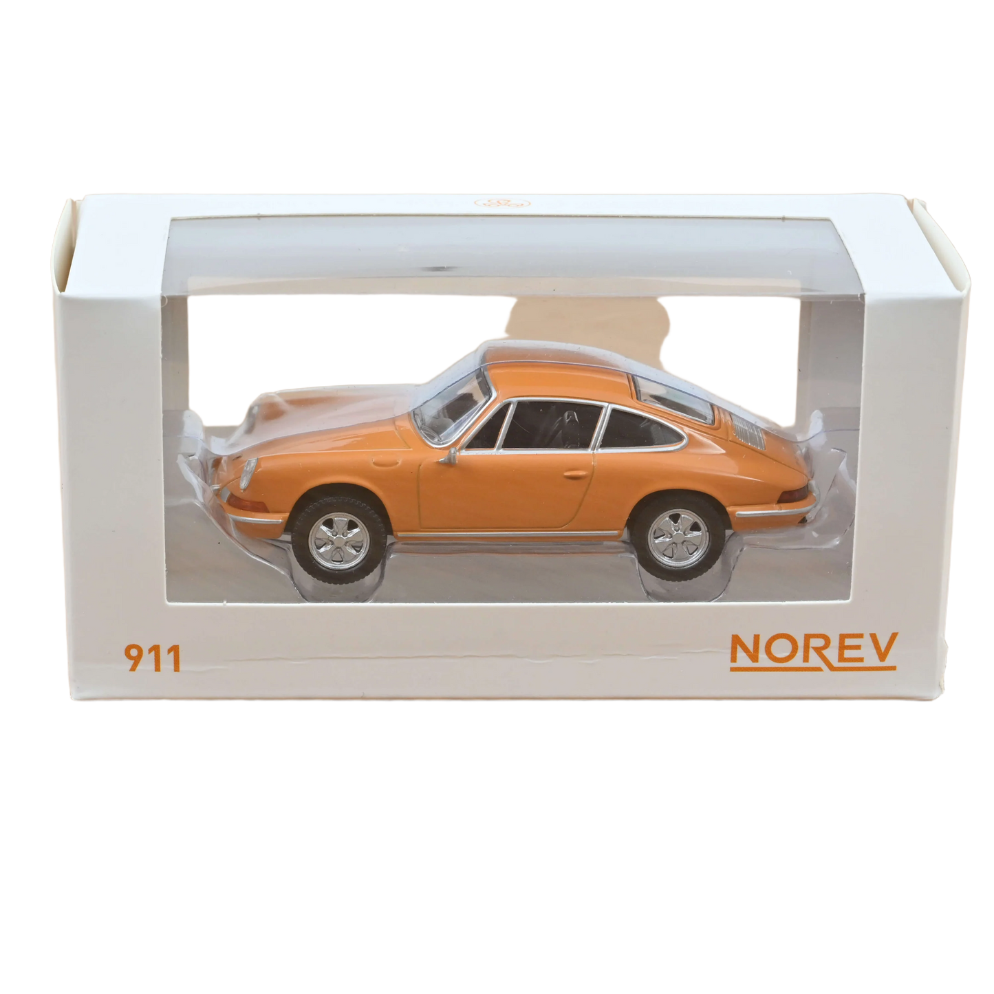 Porsche 911 Gul 1:43 – Samlermodel af Porsche 911 i gul, skala 1:43.