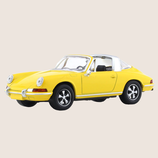 Porsche 911 Targa 1969 1:43 – Miniaturemodel i skala 1:43 af den klassiske Porsche 911 Targa fra 1969. Flot gengivelse med tidstypiske detaljer og ikonisk targa-tag. Perfekt til samlere og Porsche-entusiaster.