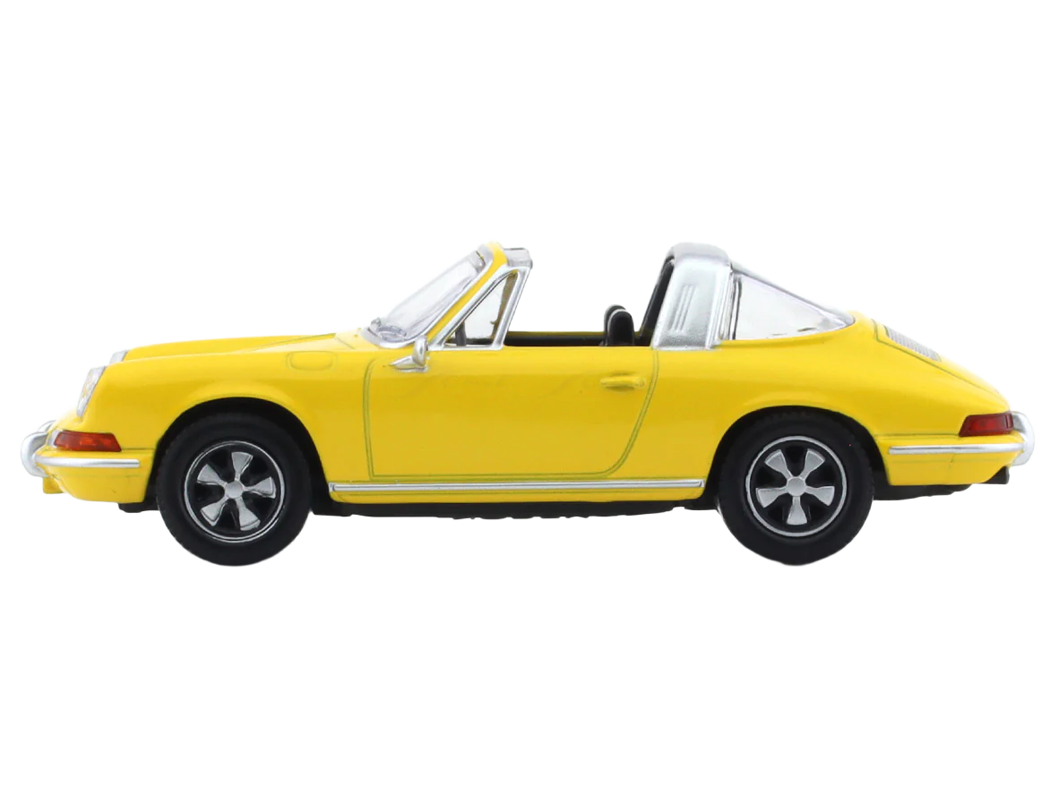 Porsche 911 Targa 1969 1:43 – Miniaturemodel i skala 1:43 af den klassiske Porsche 911 Targa fra 1969. Flot gengivelse med tidstypiske detaljer og ikonisk targa-tag. Perfekt til samlere og Porsche-entusiaster.
