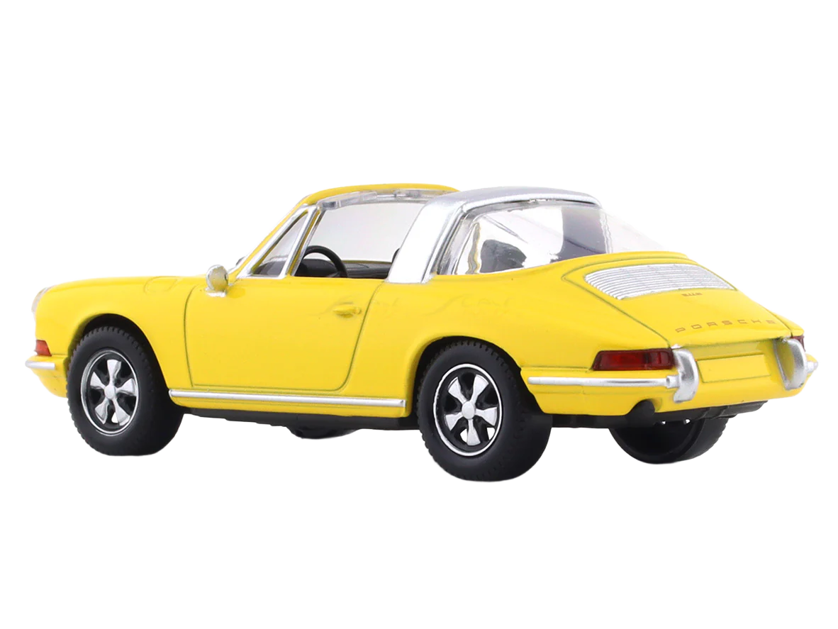 Porsche 911 Targa 1969 1:43 – Miniaturemodel i skala 1:43 af den klassiske Porsche 911 Targa fra 1969. Flot gengivelse med tidstypiske detaljer og ikonisk targa-tag. Perfekt til samlere og Porsche-entusiaster.