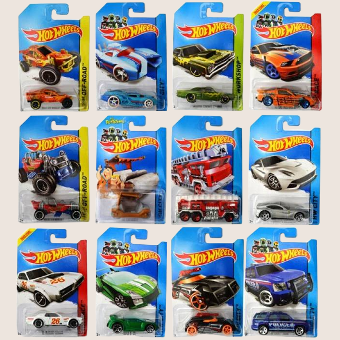 Hot Wheels Basics Car – Klassisk Hot Wheels legetøjsbil i assorterede modeller.