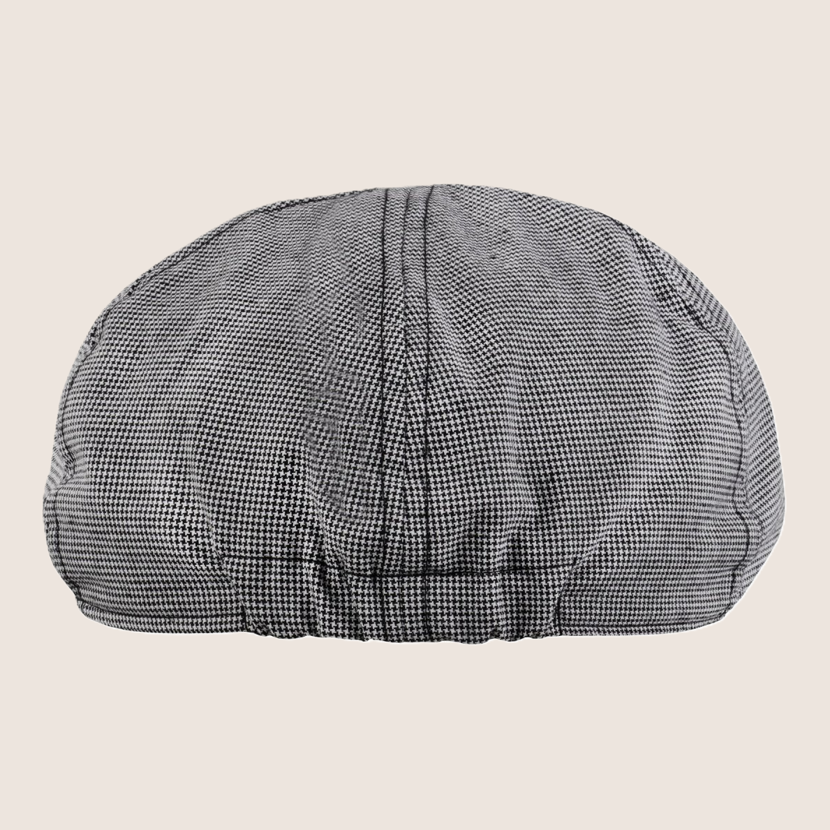 Kyoto Hat / Six Pence White/Grey O/S – Hvid og grå sixpence, ideel til klassisk elegance.