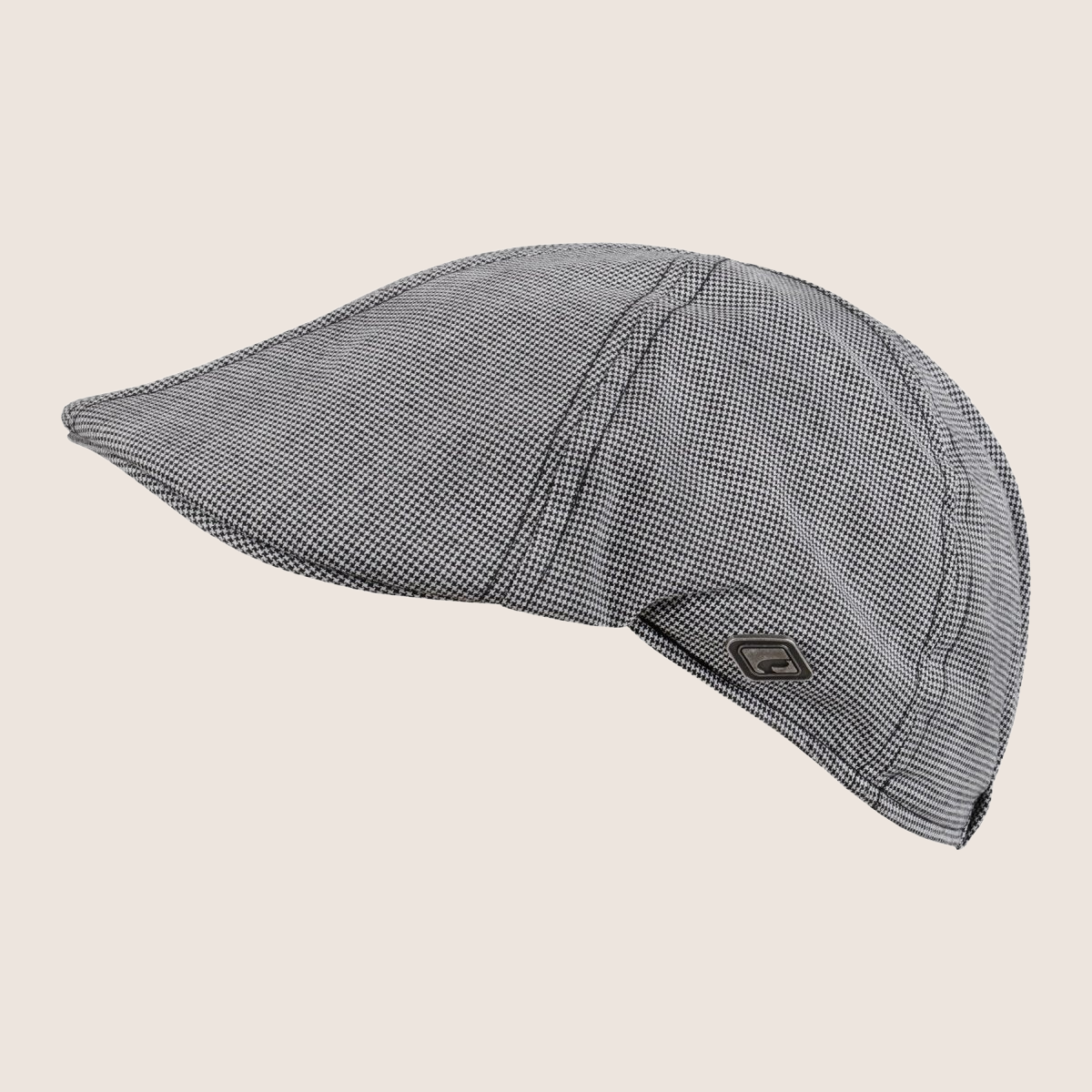 Kyoto Hat / Six Pence White/Grey O/S – Hvid og grå sixpence, ideel til klassisk elegance.