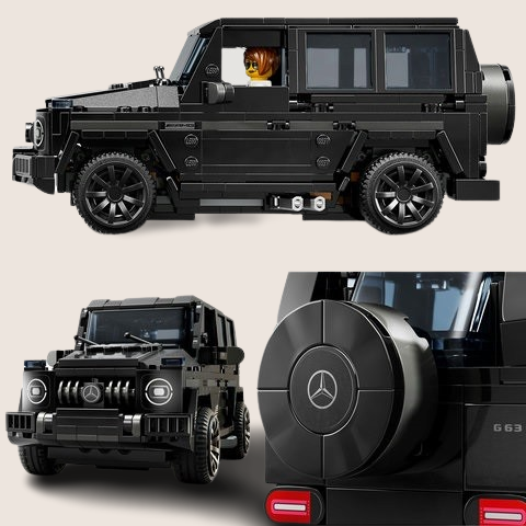 Speed Champions - Mercedes G63, SL63 AMG – LEGO Speed Champions sæt med Mercedes G63 og SL63 AMG.