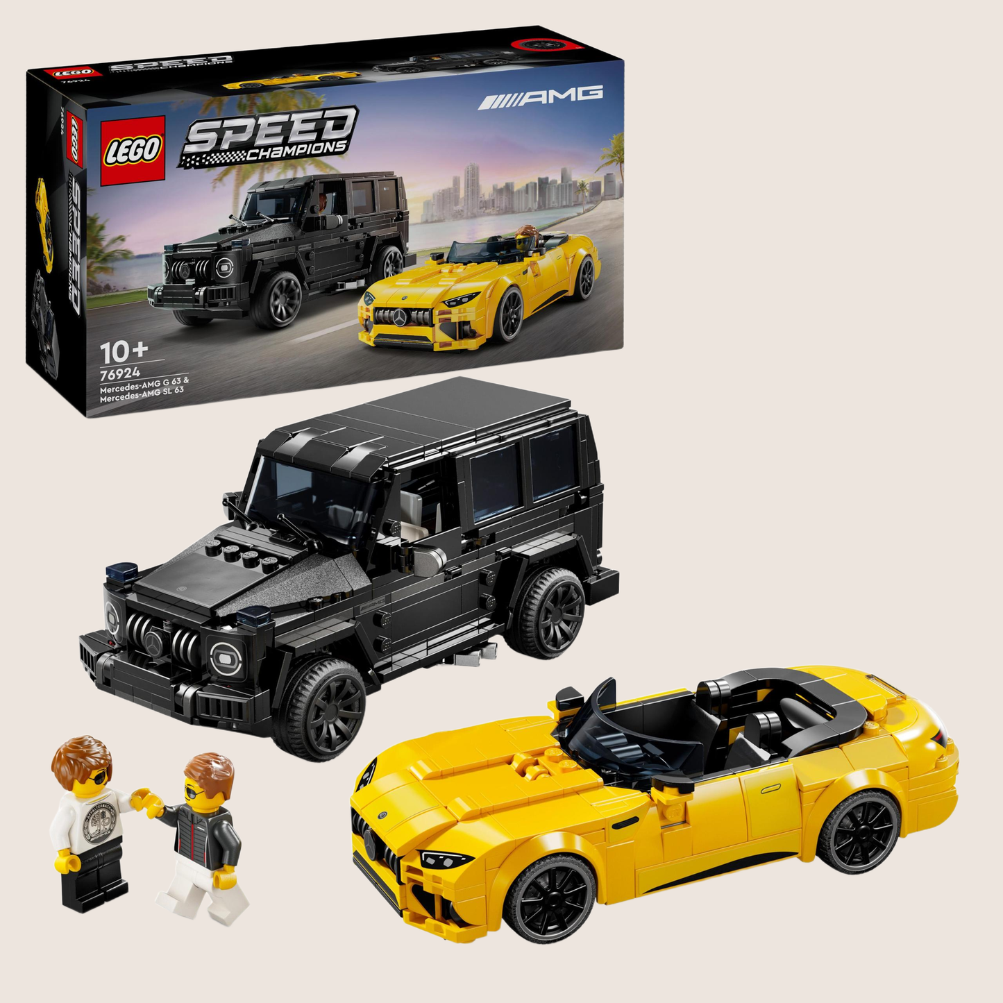 Speed Champions - Mercedes G63, SL63 AMG – LEGO Speed Champions sæt med Mercedes G63 og SL63 AMG.