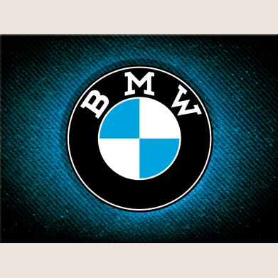 BMW Logo Shine Magnet – Sæt med multiple retroinspirerede BMW-logomagneter på metalbaggrund, inklusive runde og firkantede designs i vintage-stil. Ideel til dekoration af køleskab eller værkstedsflader for BMW-entusiaster.