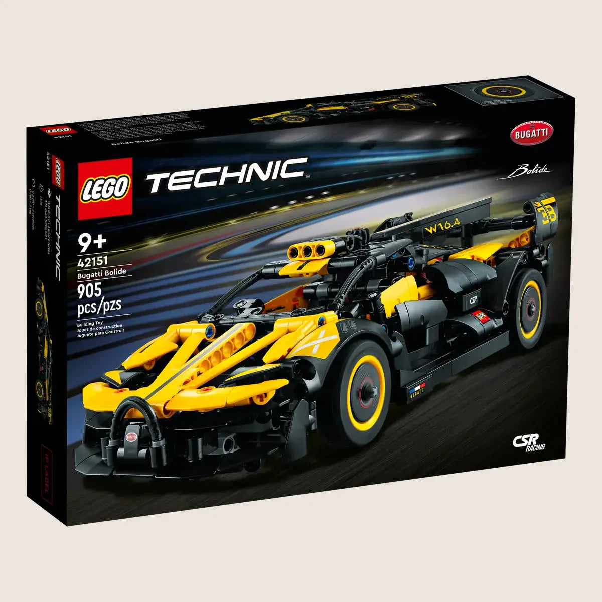 Bugatti Bolide – LEGO model af den ekstreme Bugatti Bolide hypercar.