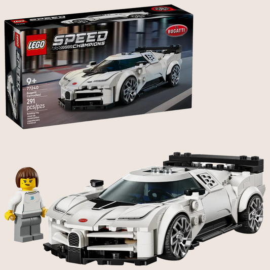 LEGO Bugatti Centodieci 77240 med detaljeret design og autentisk Bugatti-stil