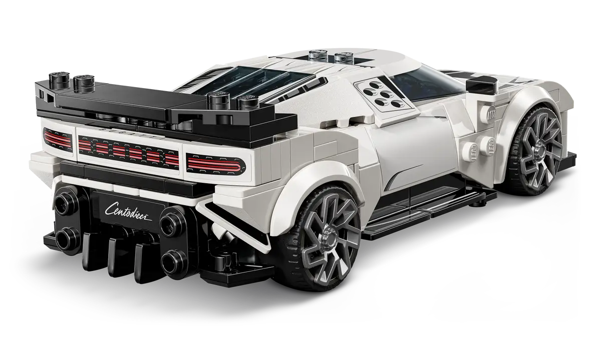 LEGO Bugatti Centodieci 77240 med detaljeret design og autentisk Bugatti-stil