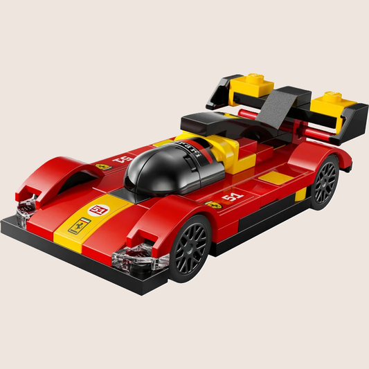 LEGO Speed Champions 30709 Ferrari 499P-hyperbil – Autentisk LEGO‑model af Ferrari 499P Le Mans‑vinder. Perfekt til både bygge‑ og racerglæde for fans og samlere.