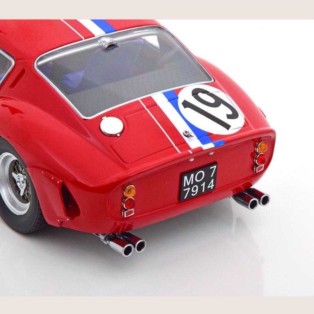 1:18 Ferrari 250 GTO No.19, 2nd 24h Le Mans 1962 – Præcisionsmodel af Ferrari 250 GTO, som blev nummer 2 i Le Mans 1962.