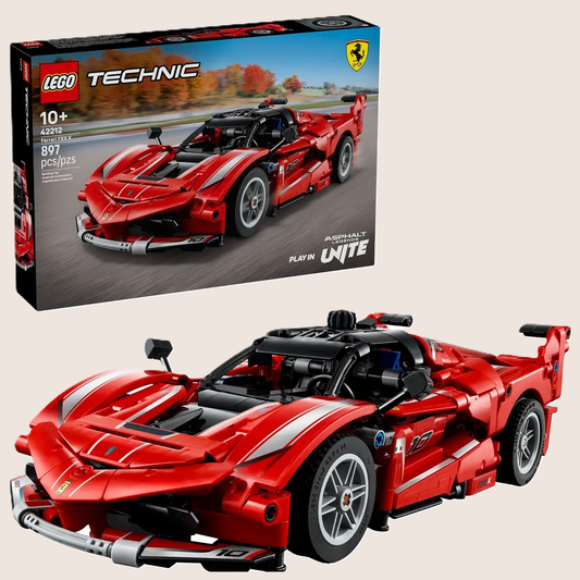 LEGO Ferrari FXX K 42212 med detaljeret superbil-design og autentisk Ferrari-stil