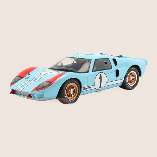 1:12 Ford GT40 #2 Winner 24h Le Mans 1966 Sort – Storslået model af den legendariske Le Mans-vinder, Ford GT40.