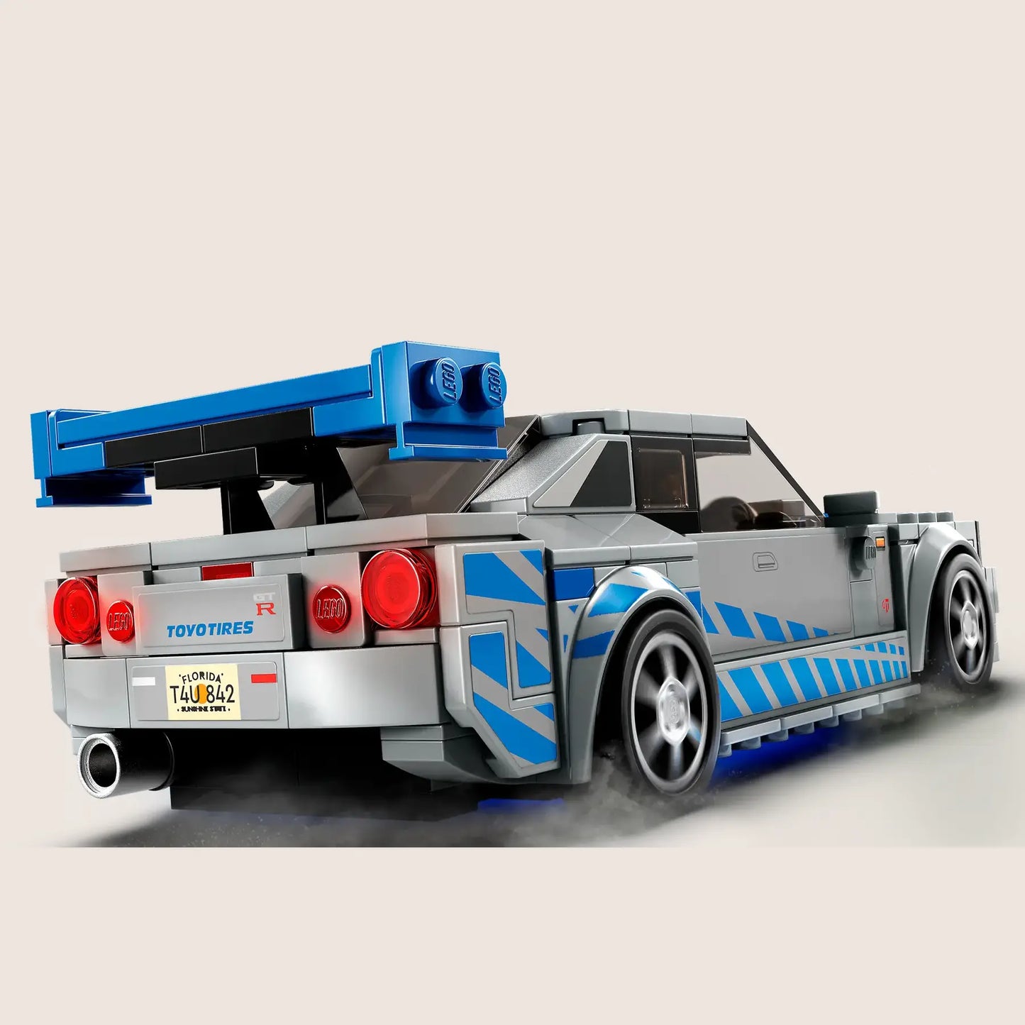 2 Fast 2 Furious Nissan Skyline GT-R (R34) – LEGO model af Brian O’Conners legendariske Skyline GT-R.