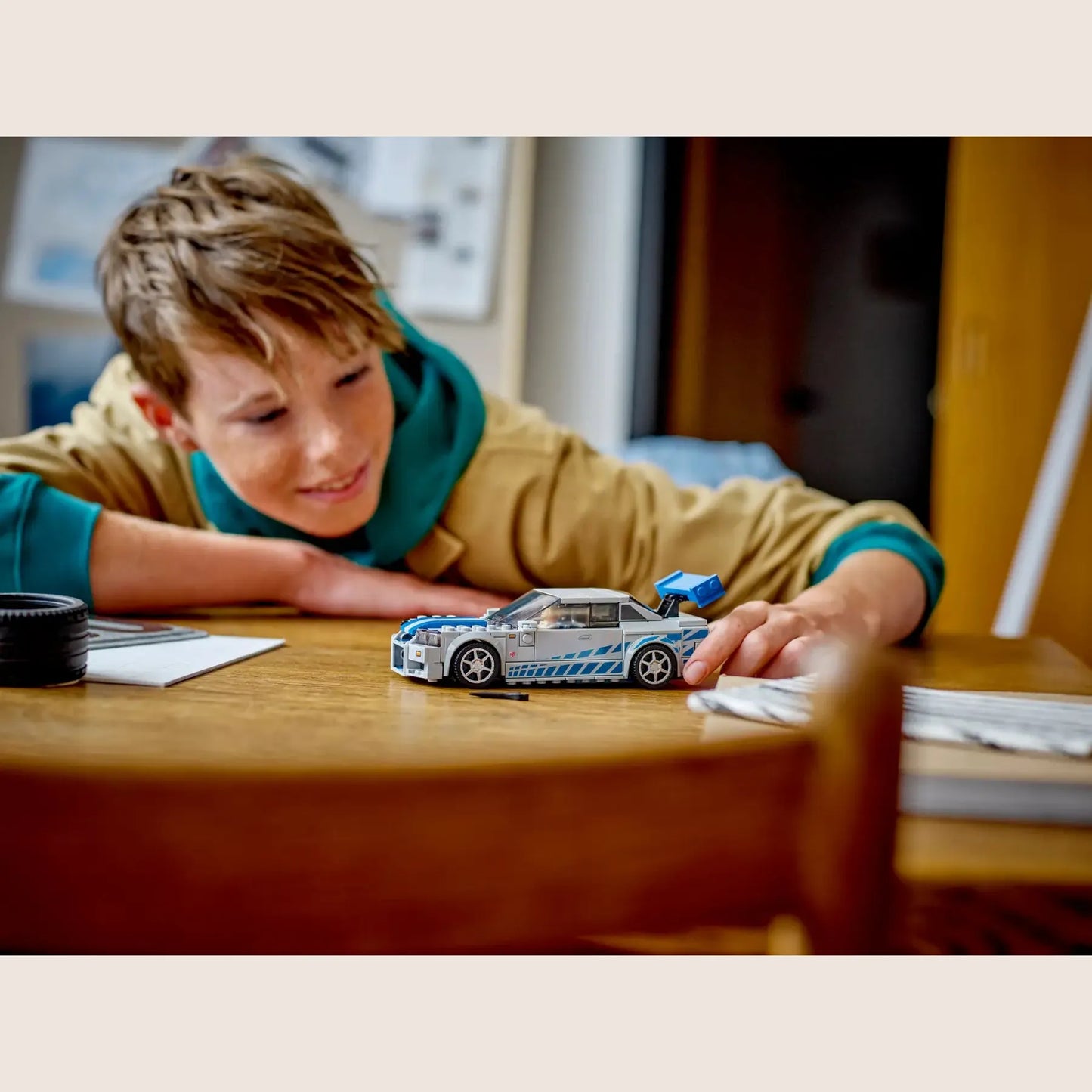 2 Fast 2 Furious Nissan Skyline GT-R (R34) – LEGO model af Brian O’Conners legendariske Skyline GT-R.