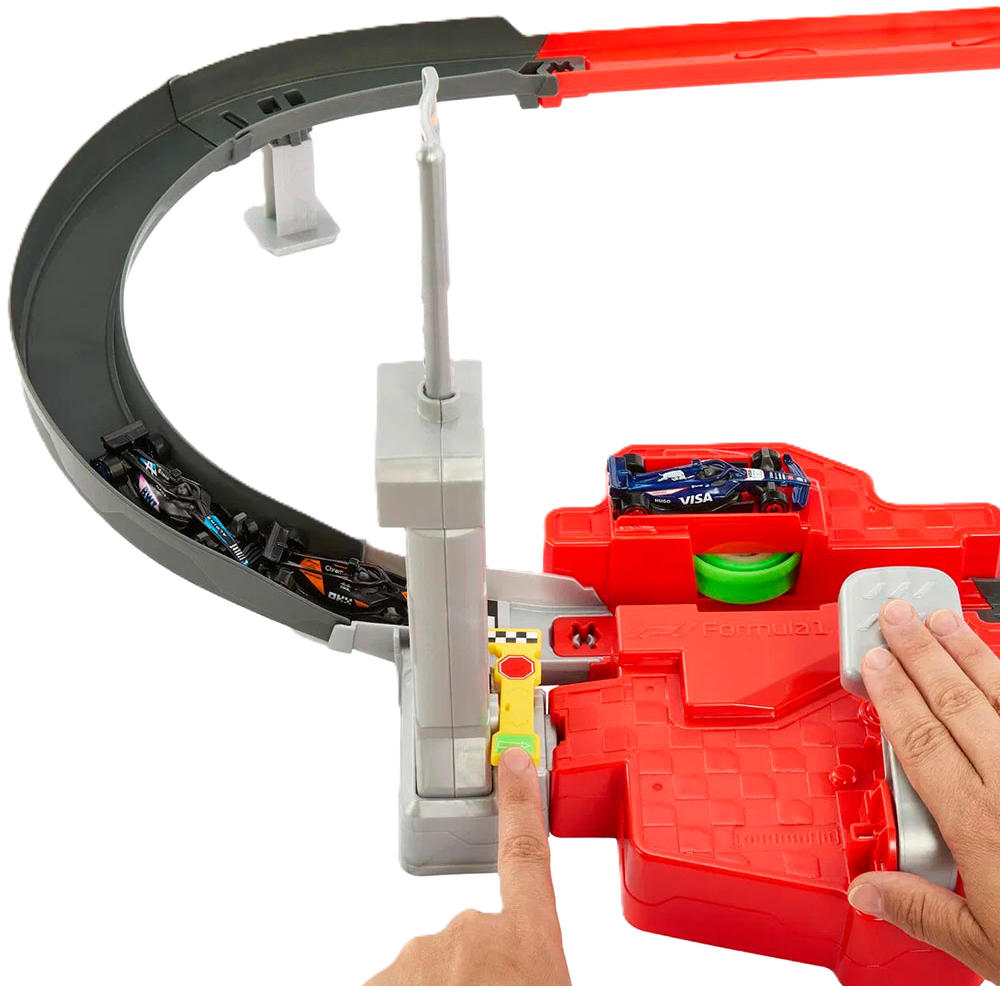 Hot Wheels Racing Sprint Race Circuit med loops og sving til spændende racerløb med Hot Wheels-biler