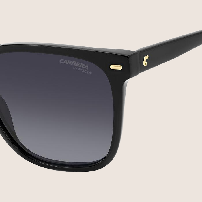 Carrera 3002/S solbriller (sort) – Elegante Carrera 3002/S solbriller i sort, perfekt til en stilren garderobe.