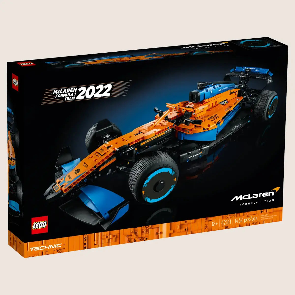 McLaren Formel 1-racerbil – LEGO model af McLaren F1-racer, perfekt til motorsportentusiaster.