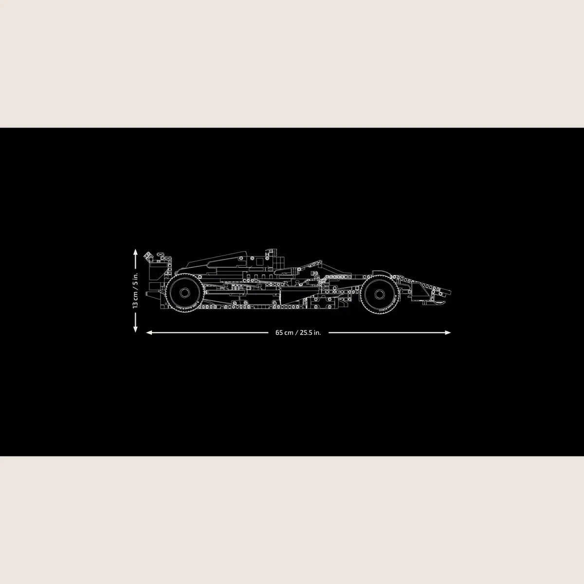 McLaren Formel 1-racerbil – LEGO model af McLaren F1-racer, perfekt til motorsportentusiaster.