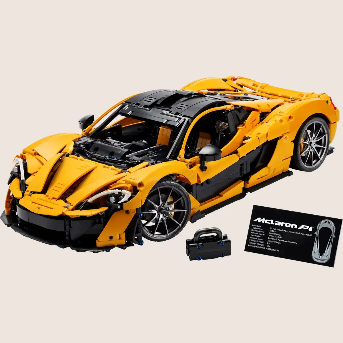 McLaren P1 – LEGO Speed Champions model af McLaren P1, en hyperbil med aerodynamisk design.