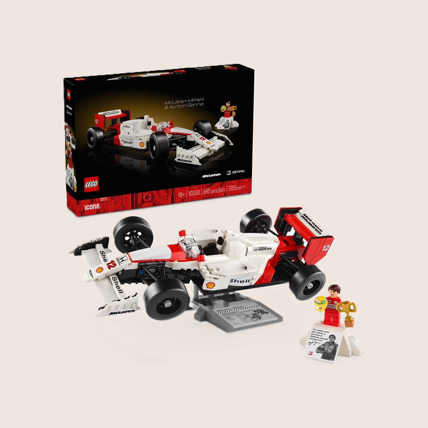 McLaren Senna – LEGO Speed Champions model af McLaren Senna, en hyldest til den legendariske racerkører.