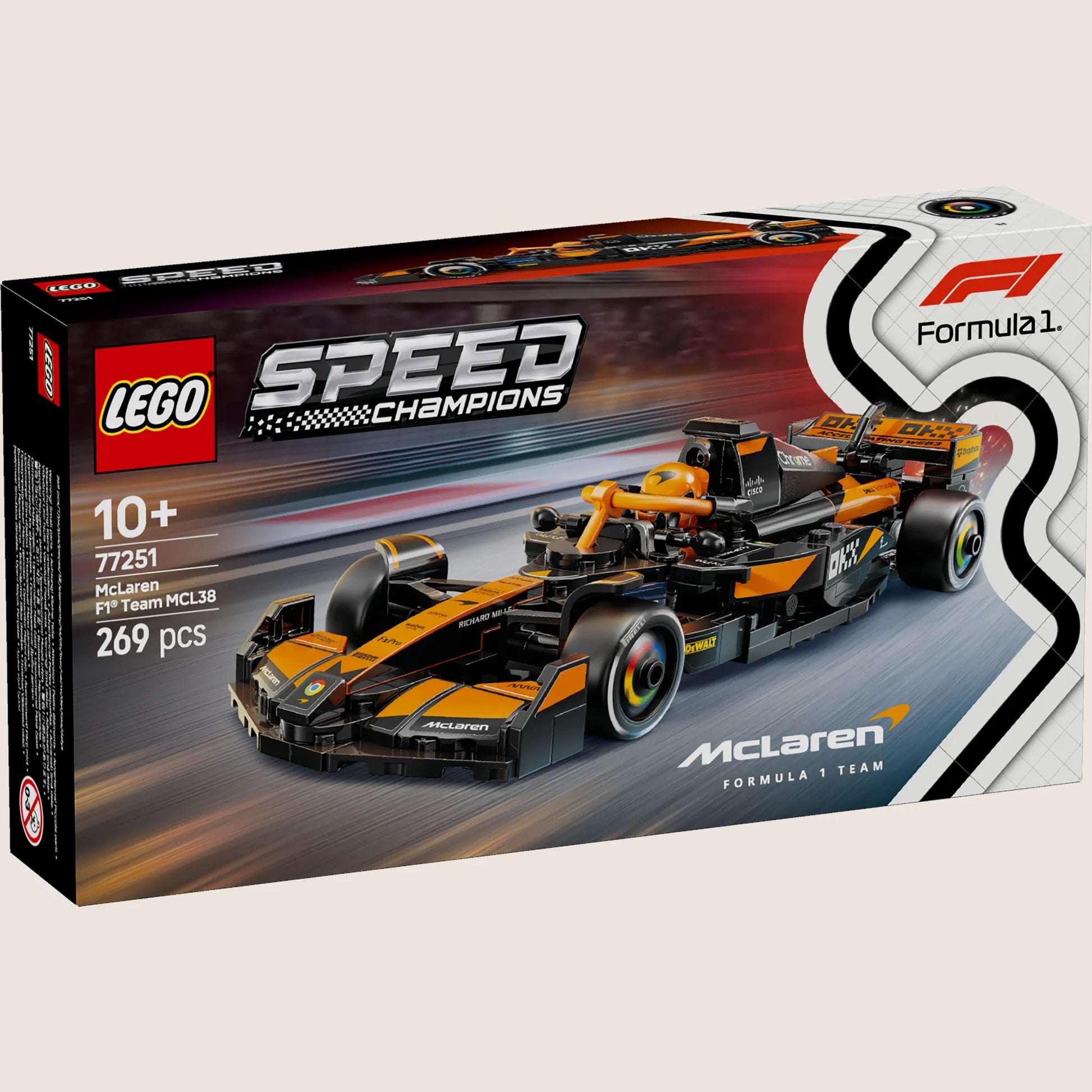 Speed Champions F1 McLaren Team – LEGO Speed Champions model af McLaren F1-racerbil med autentiske detaljer.