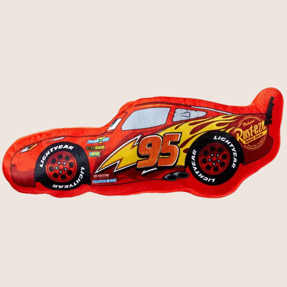 Lynet McQueen pude – Blød og behagelig Lynet McQueen pude, perfekt til små Cars-fans.