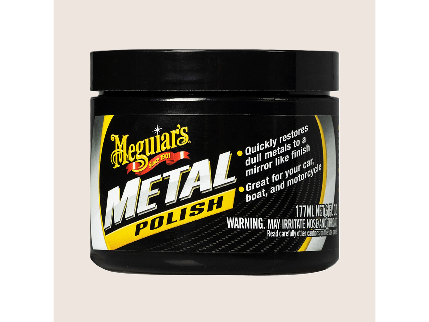 Meguiar’s Metal Polish til rengøring og glans af metaloverflader