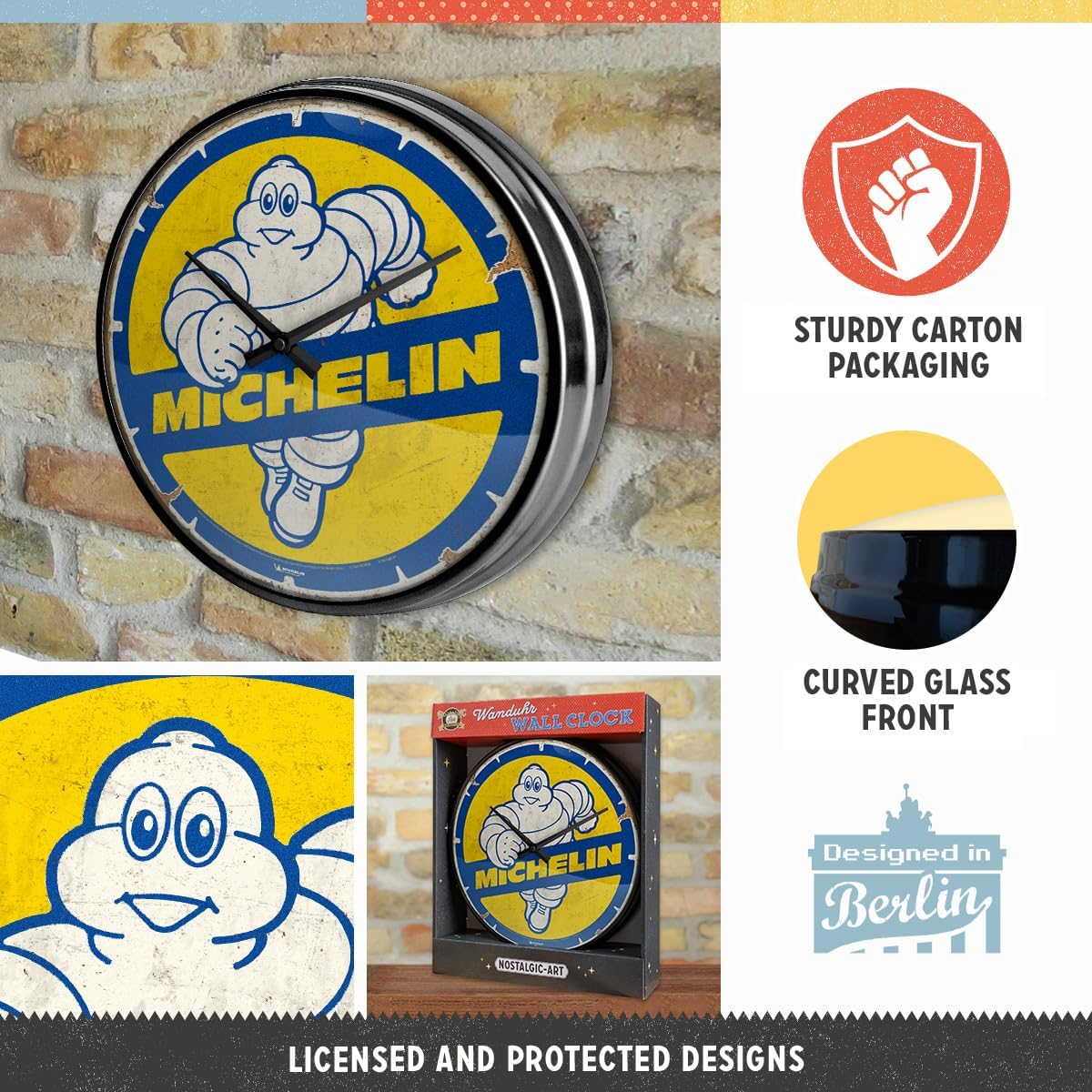 Michelin Ur – Elegant Michelin ur, en hyldest til bilmærkets arv og kvalitet.