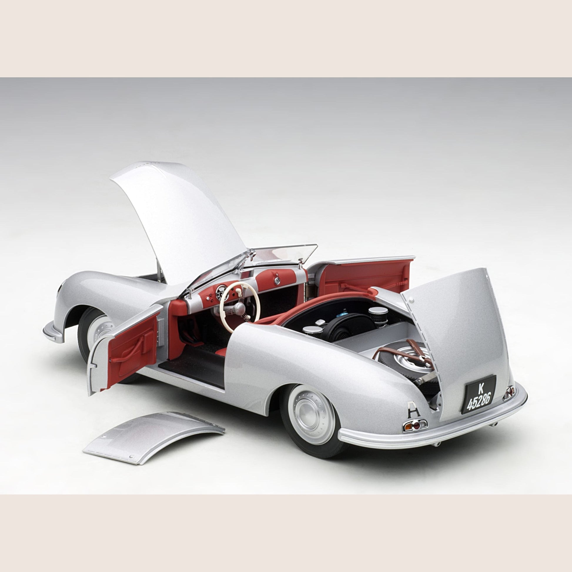 Porsche 356 NR. 1 1:18 – 1:18 model af den første Porsche 356, en ikonisk klassiker fra 1948.