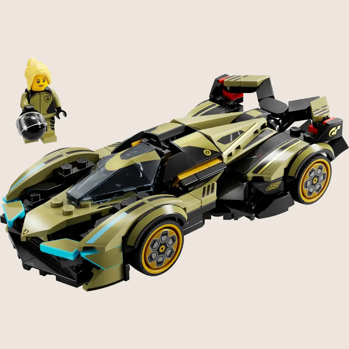 Lamborghini Lambo V12 Vision Gran Turismo – LEGO model af Lamborghini Lambo V12 Vision Gran Turismo, en futuristisk superbil.