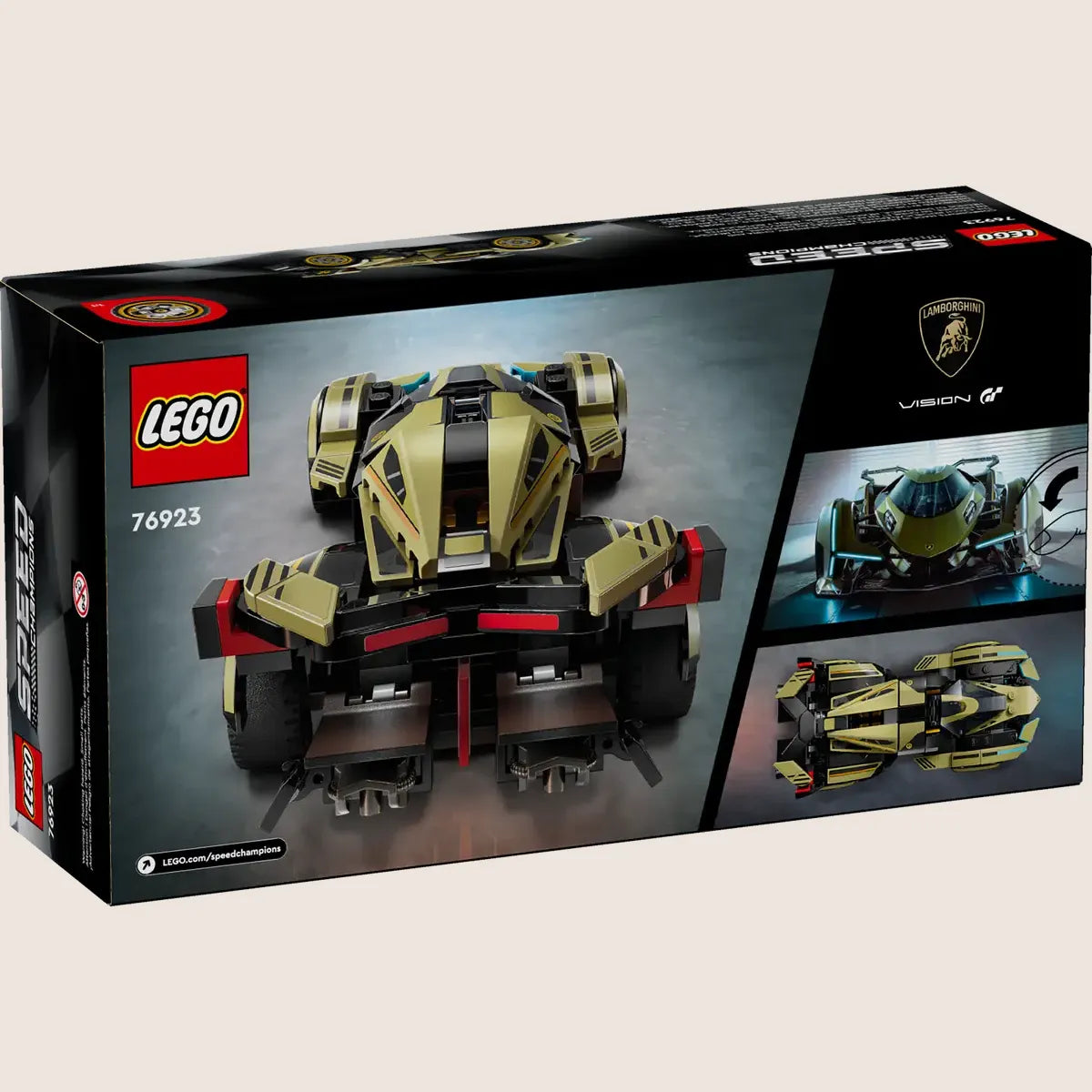 Lamborghini Lambo V12 Vision Gran Turismo – LEGO model af Lamborghini Lambo V12 Vision Gran Turismo, en futuristisk superbil.