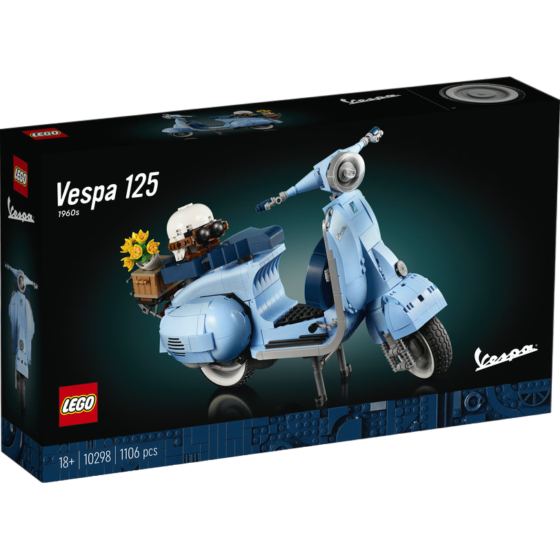 Vespa 125 – LEGO model af den klassiske Vespa 125 scooter, perfekt til samlere.