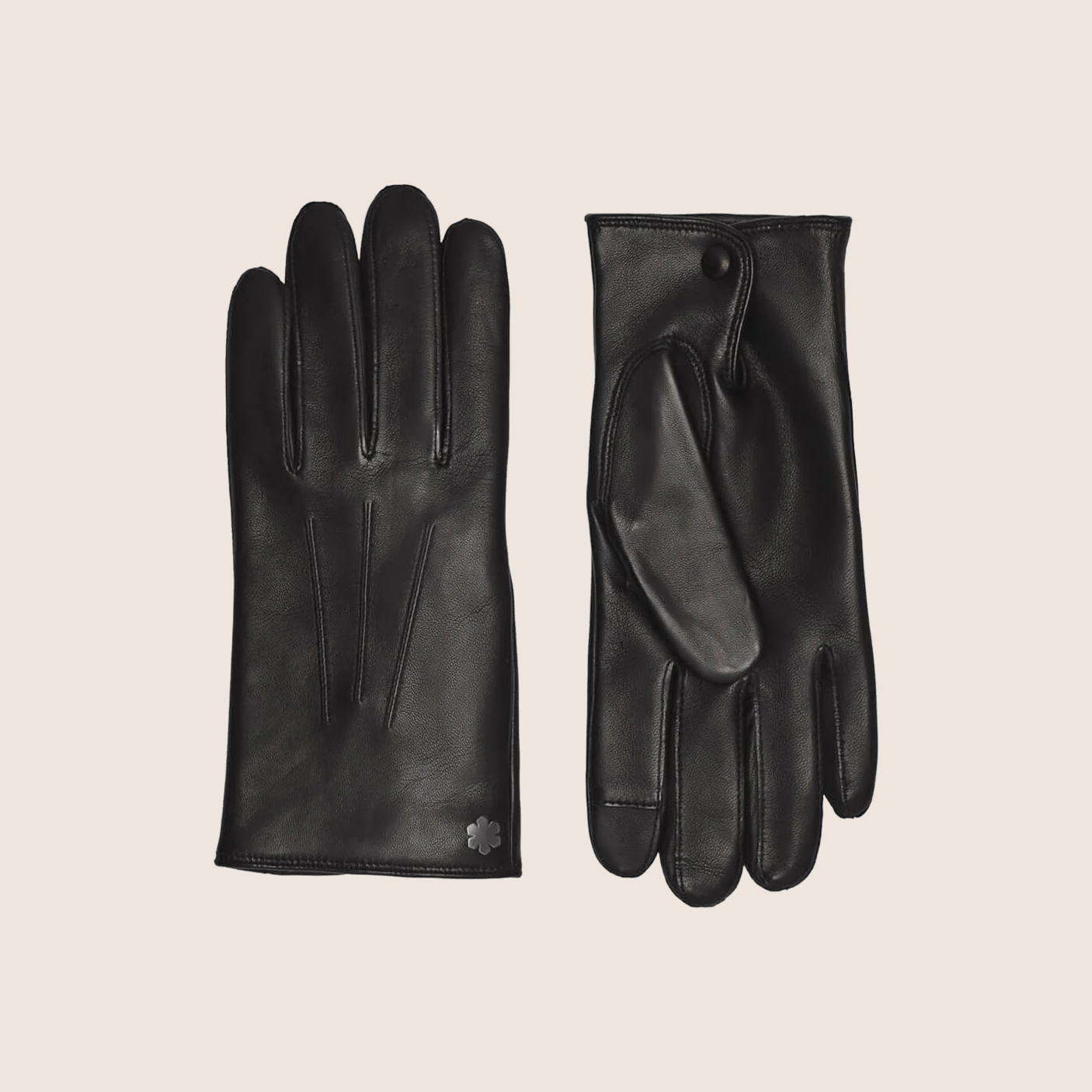 WINSTON - Black – Kvalitetslæder kørehandsker i sort, med klassisk design og optimal pasform.