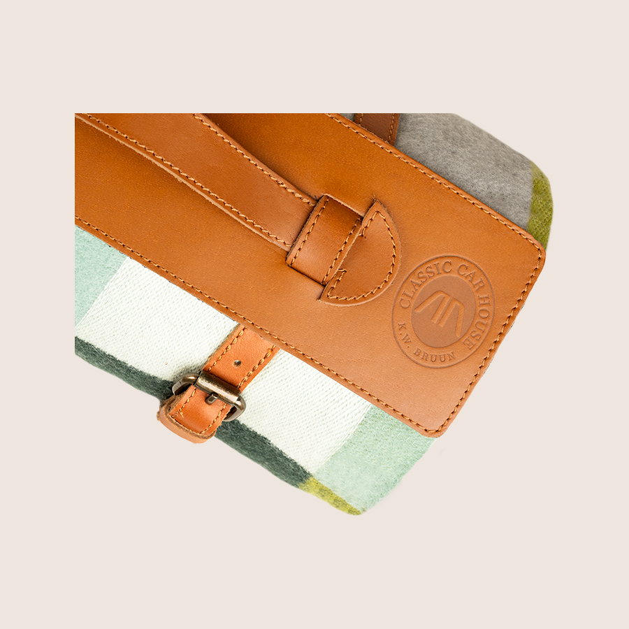 Bil plaid Grøn - Silkeborg Uldspinderi