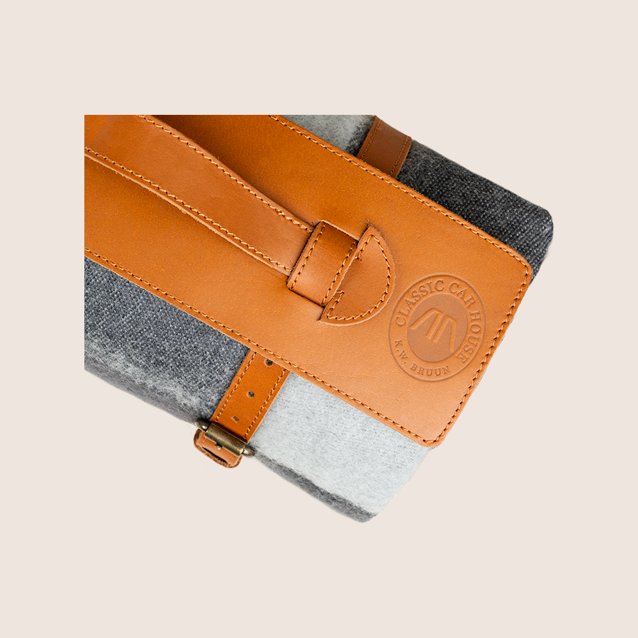 Bil plaid Grå - Silkeborg uldspinderi