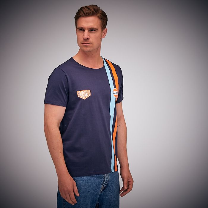 Gulf Stripe T-Shirt Navy