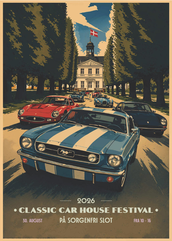 Classic Car House Festival 2026 Plakat