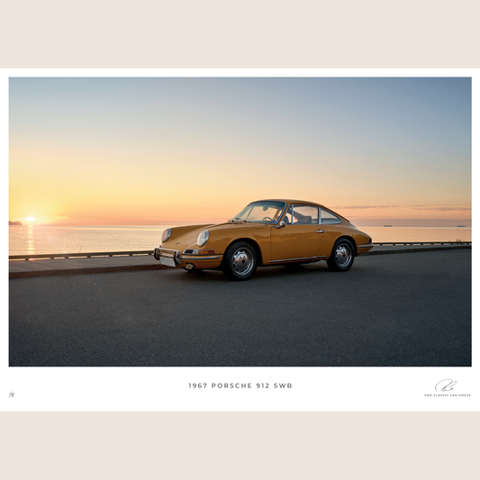 Porsche 912 SWB 1967 Plakat 1/50 Limited Edition