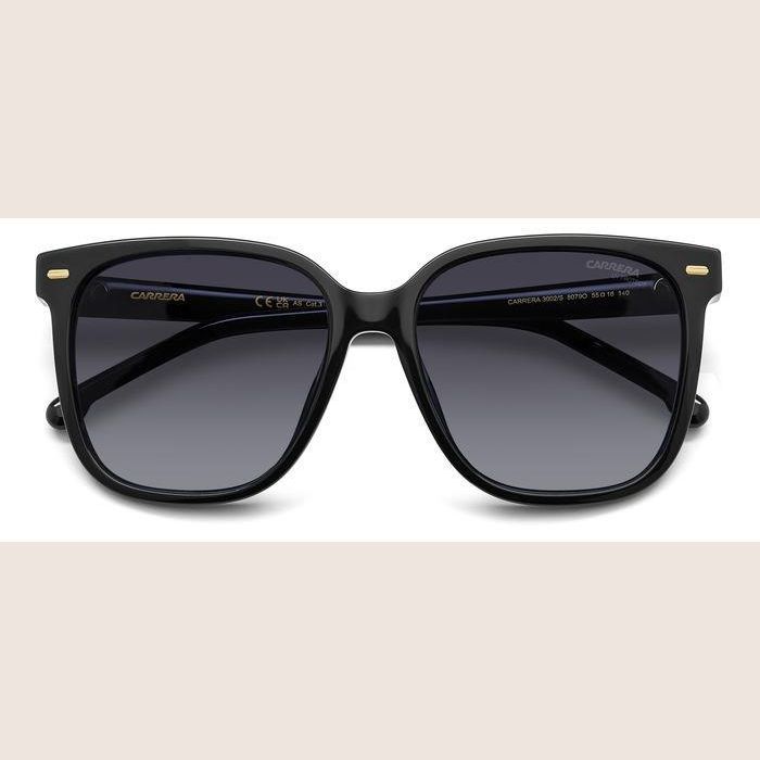 Carrera 3002/S solbriller (sort) – Elegante Carrera 3002/S solbriller i sort, perfekt til en stilren garderobe.