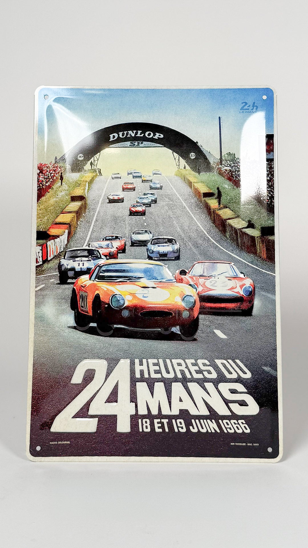 24 Heures du Mans 18 et 19 Juin 1966 Skilt 20x30