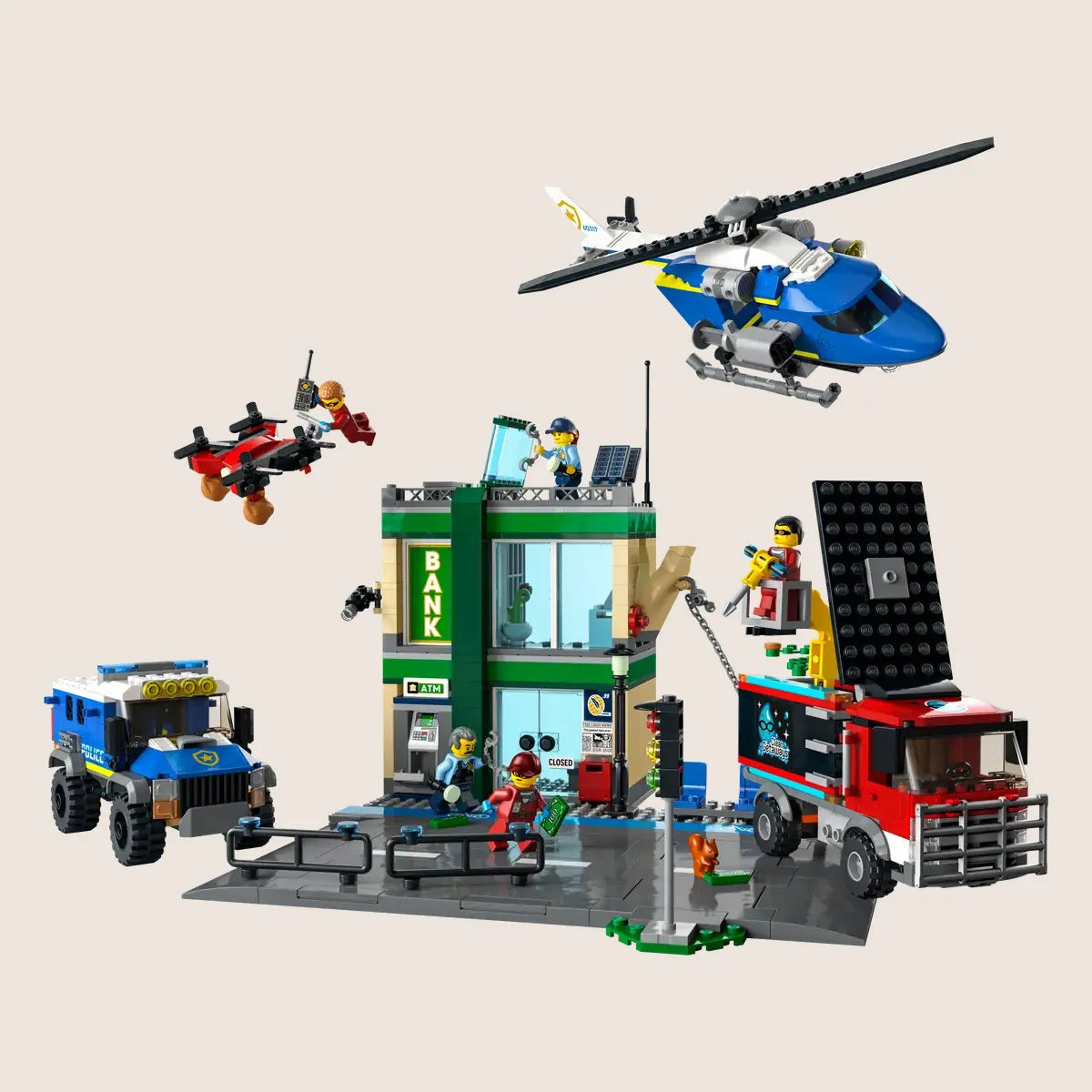 Politijagt ved banken LEGO City