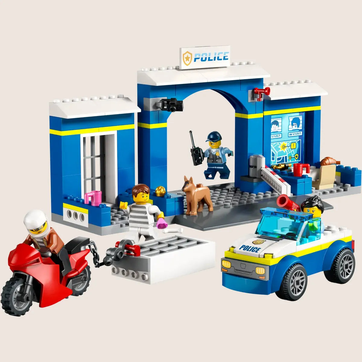 Skurkejagt ved politistation LEGO City