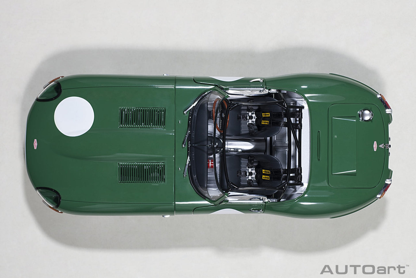 Jaguar E-type lightweight mørke grøn 1:18 AutoArt