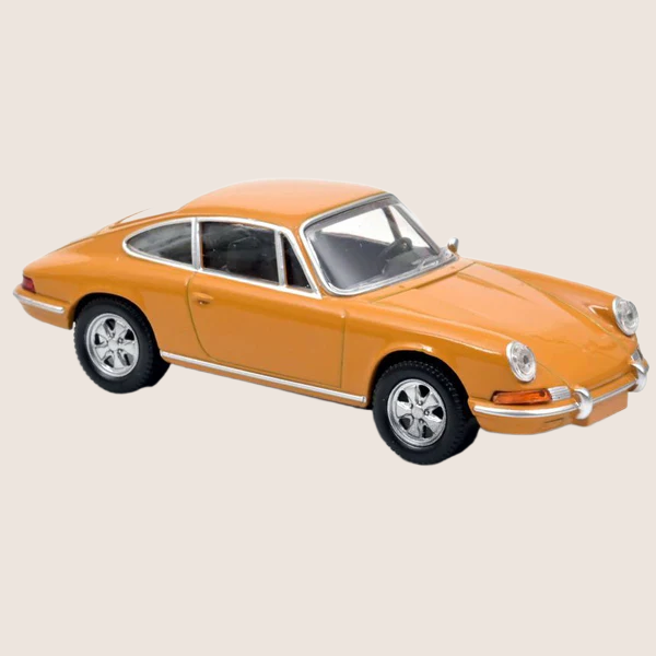 Porsche 911 1:43 Bahama Gul Norev – Detaljeret modelbil i klassisk Bahama gul, perfekt til samlere og Porsche-entusiaster.