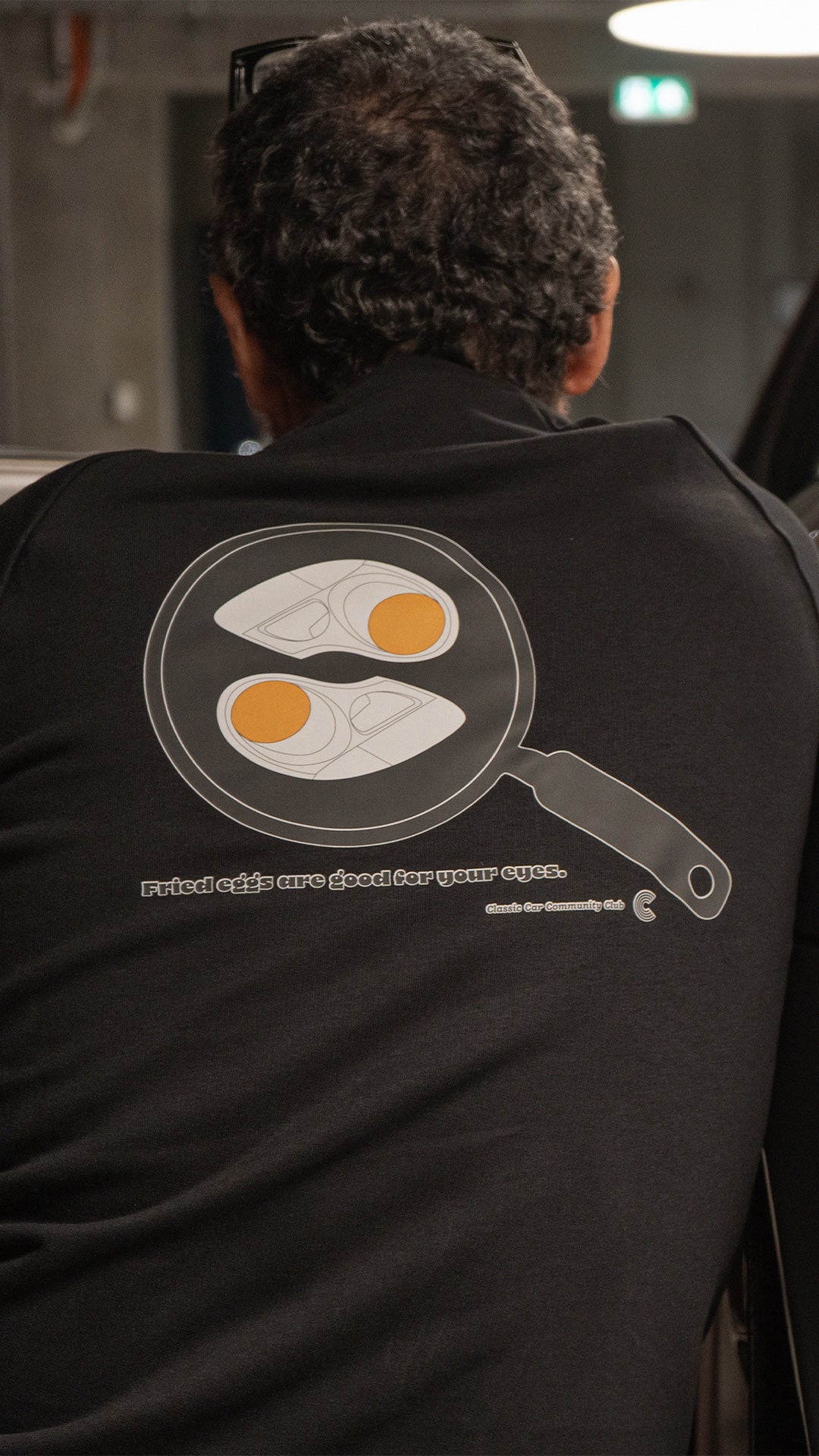 996 Fried Eggs Sweatshirt Sort