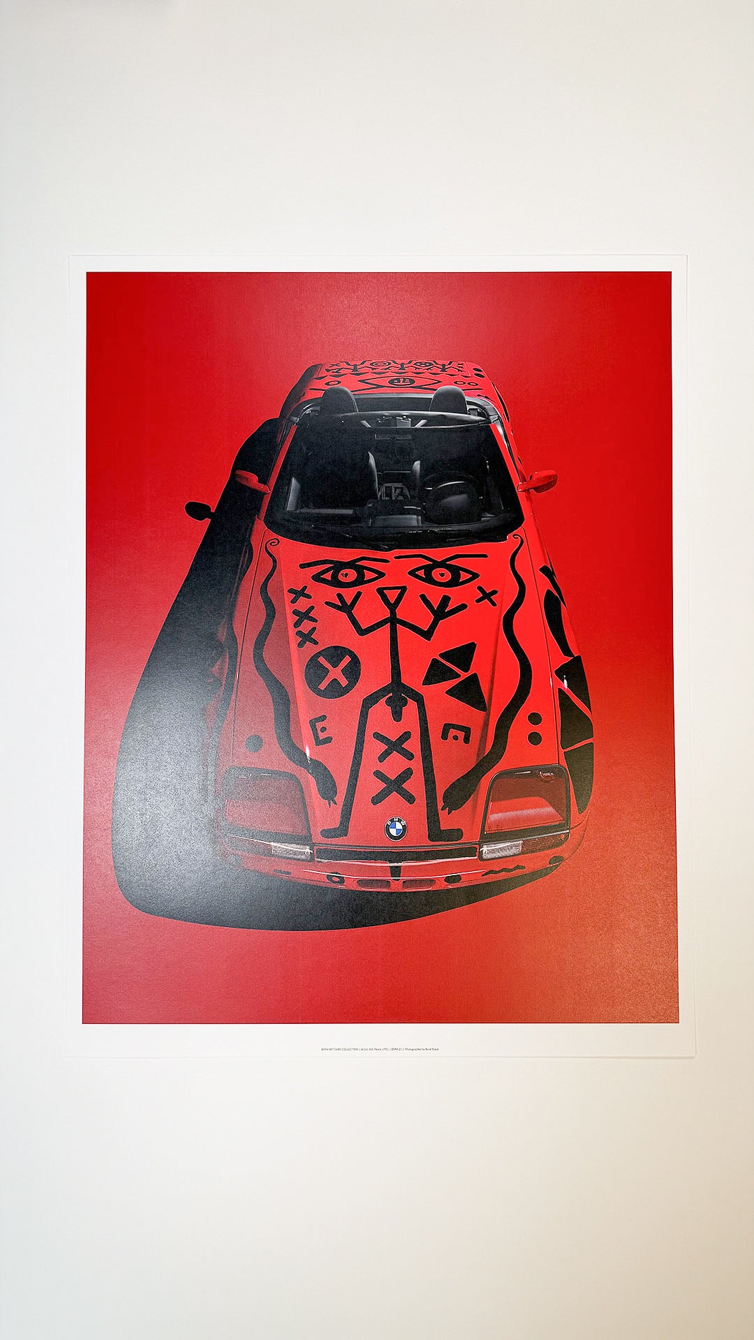 BMW Art Cars Z1 Penck 58,5x75cm Print - Rene Staud