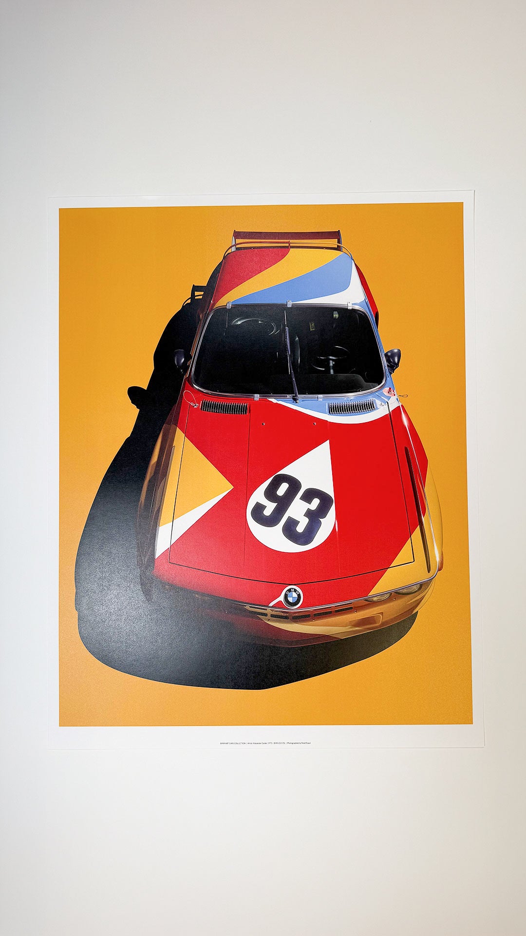 BMW Art Cars 3.0 CSL Calder 58,5x75cm Print - Rene Staud