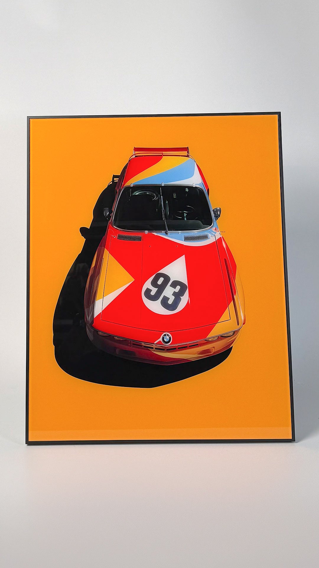 BMW Art Cars 3.0 CSL Calder 40x50cm - Rene Staud